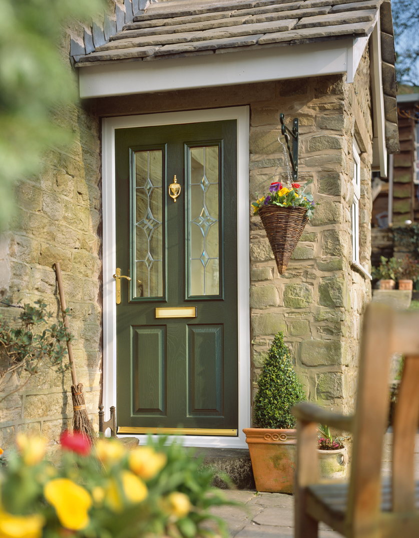 Traditional composite door
